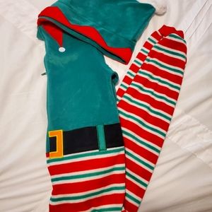 Cat & Jack Elf christmas  Onsie